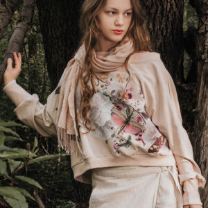 Bluza - Insectorium - pudrowa